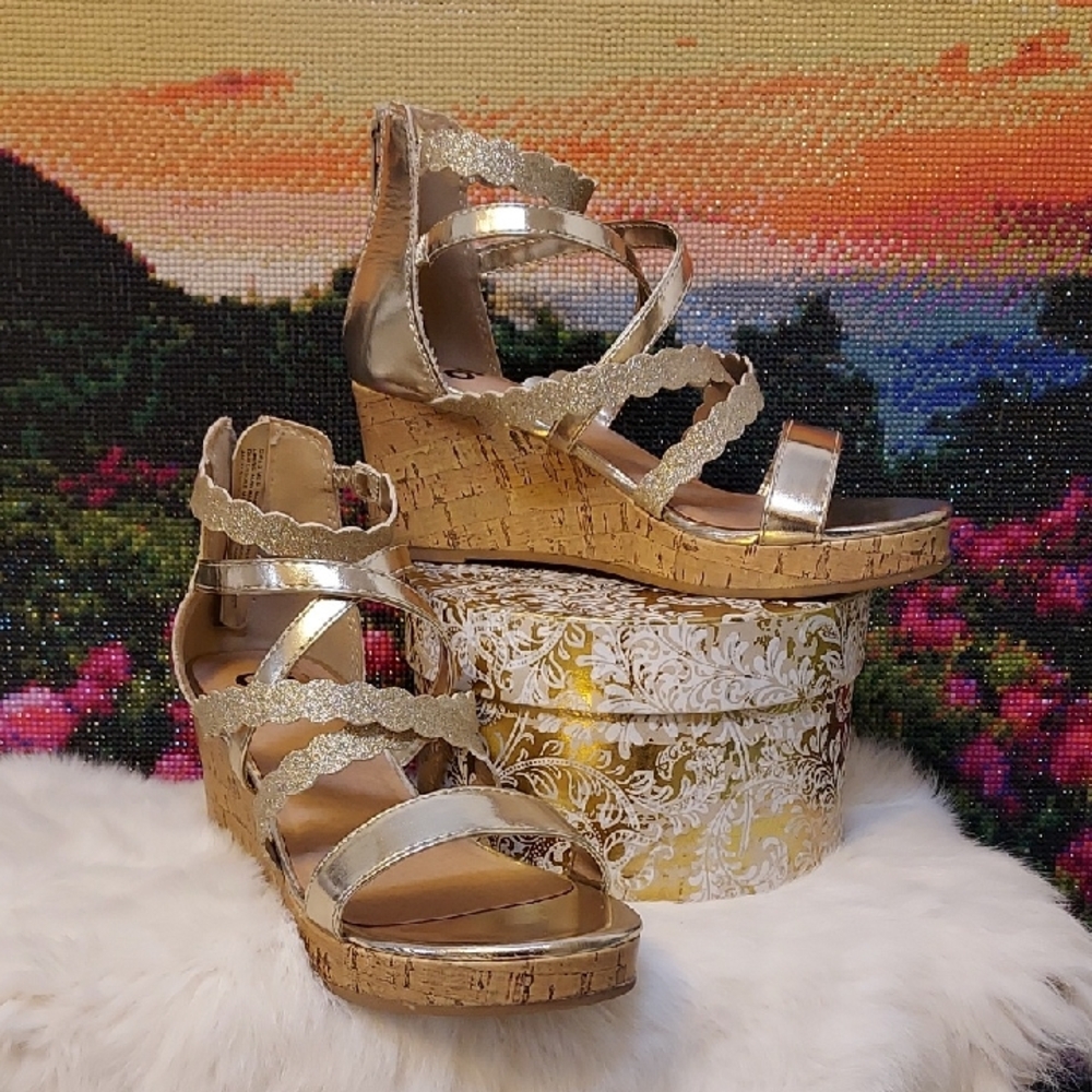 Girls SO Jackfruit Wedge Sandals